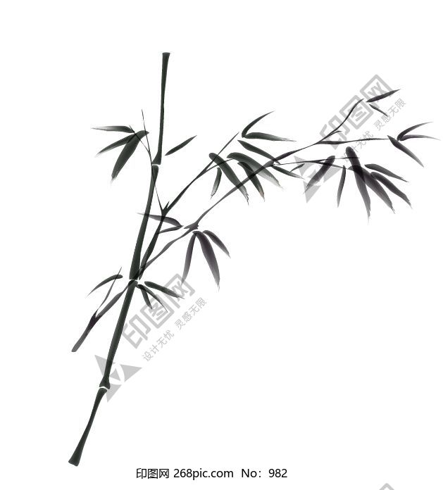 水墨畫竹子