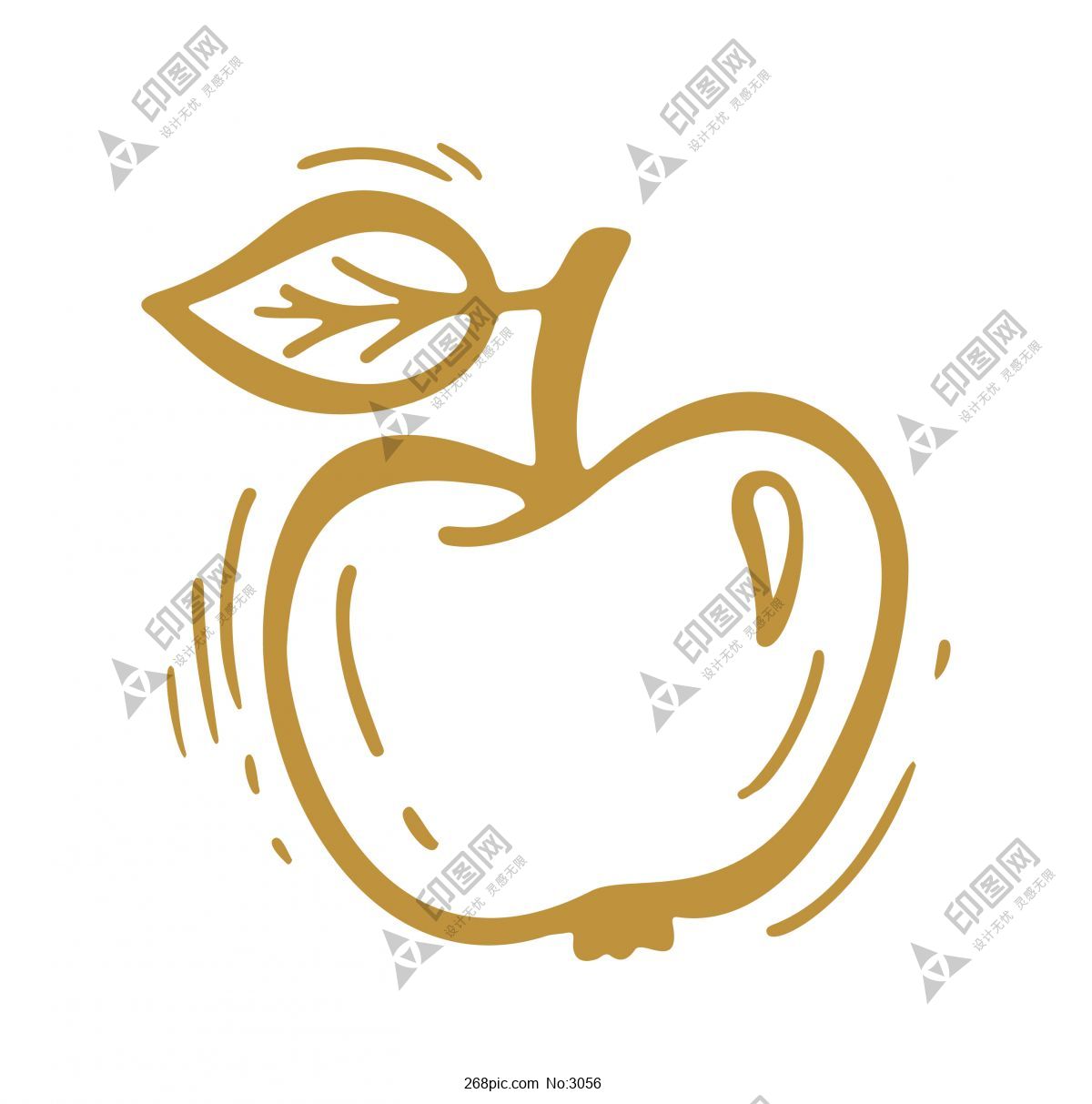 苹果秋收矢量插画