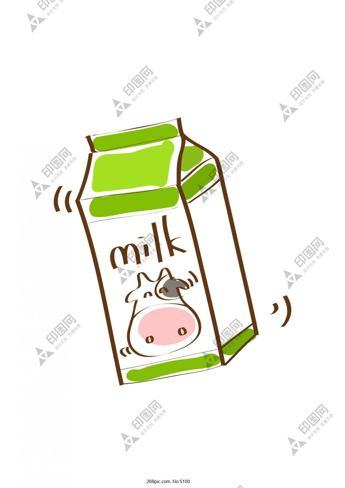 牛奶矢量素材