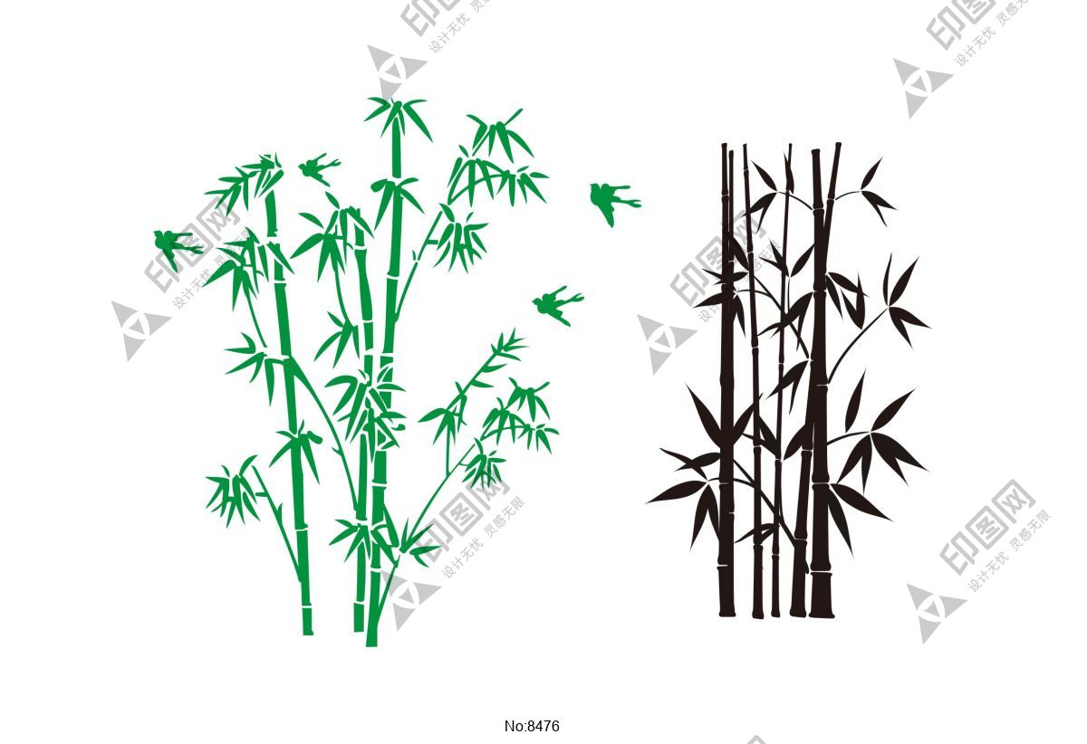 竹子矢量