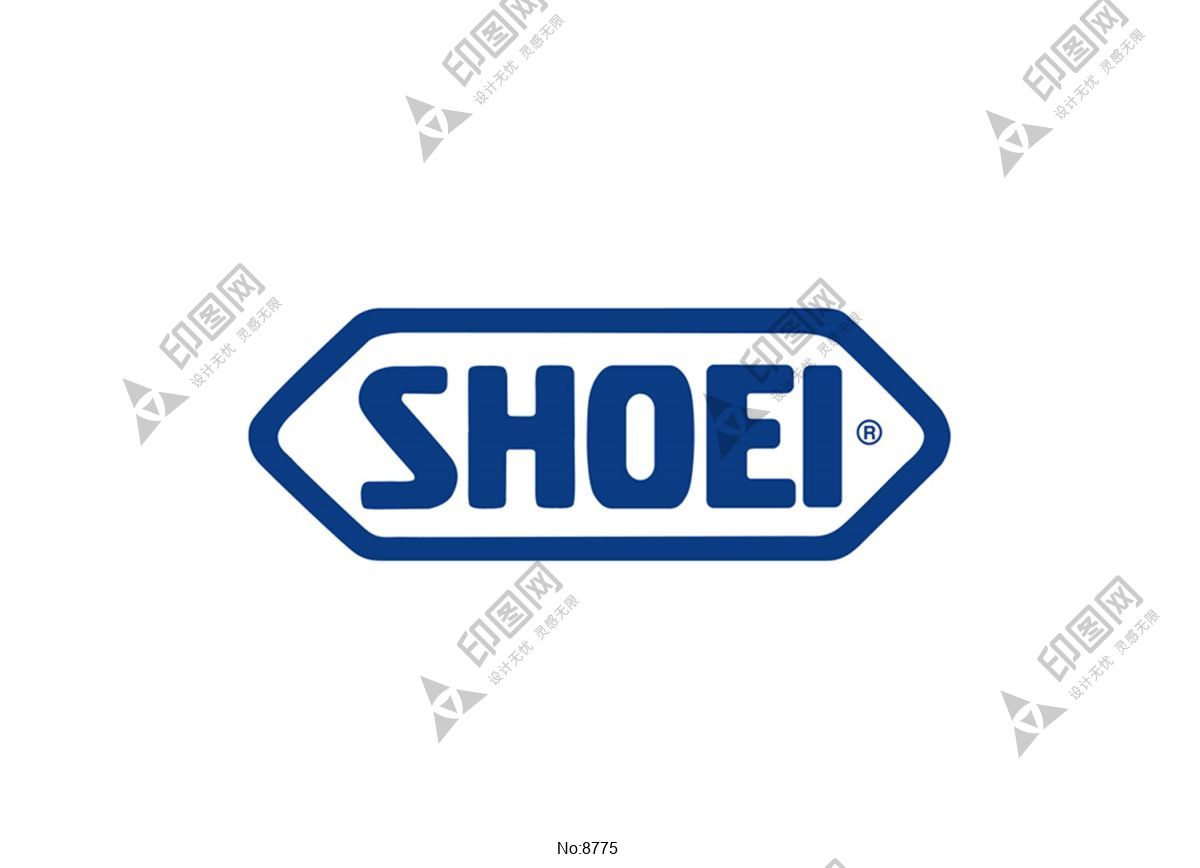 SHOEI头盔logo