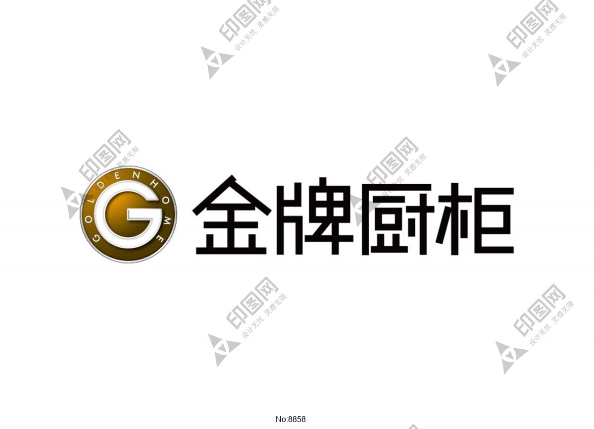 金牌厨柜logo标志