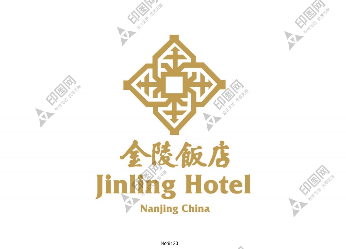 金陵饭店logo标志