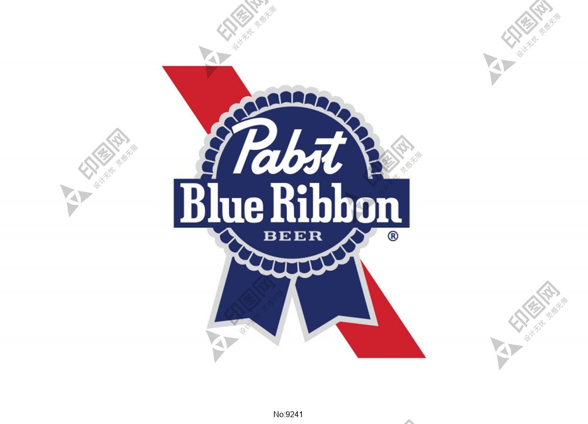 蓝带啤酒logo标志