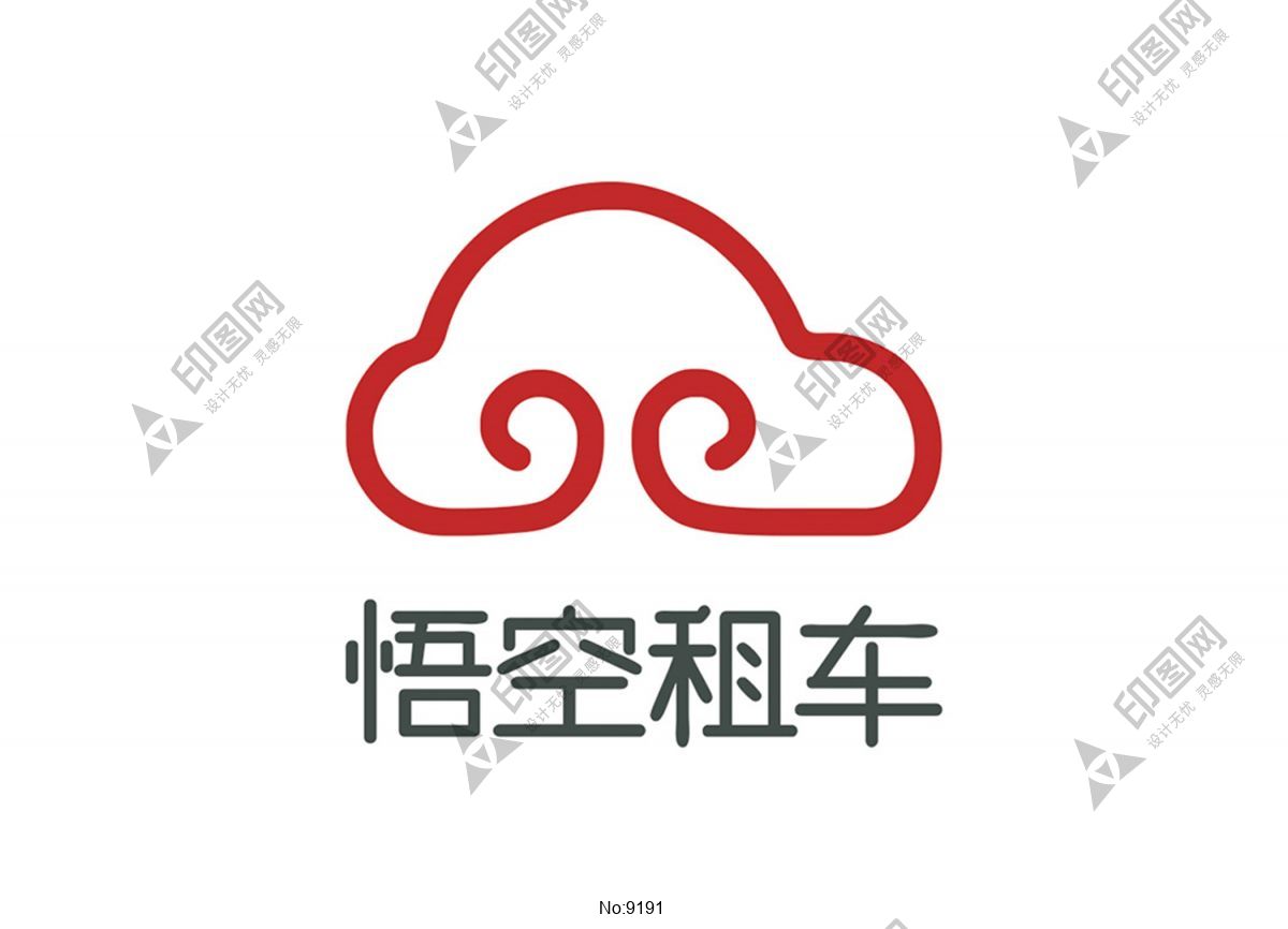 悟空租车logo标志
