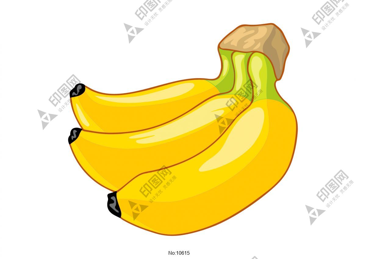 一捆矢量香蕉