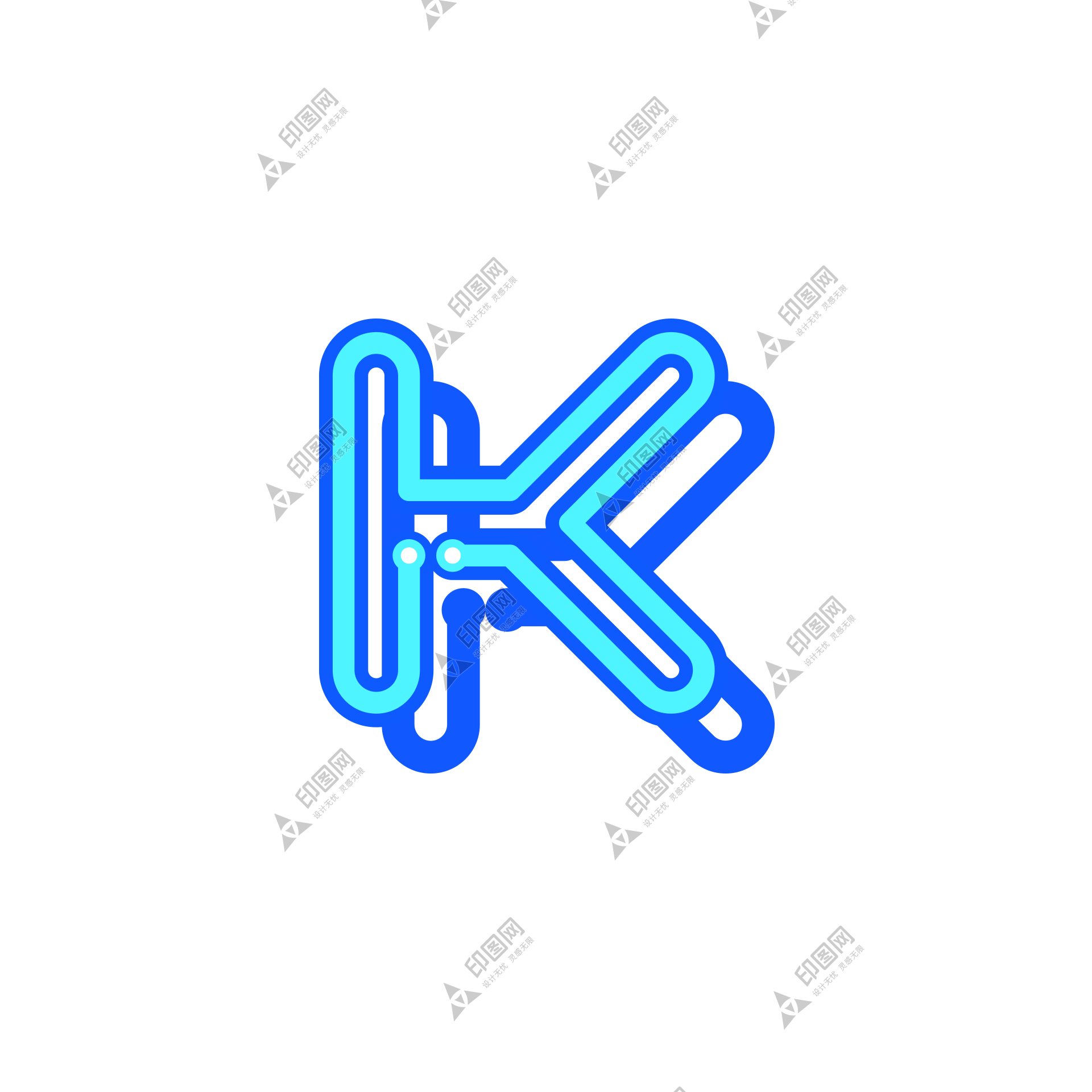 标点符号_字母_K字母_letter_k