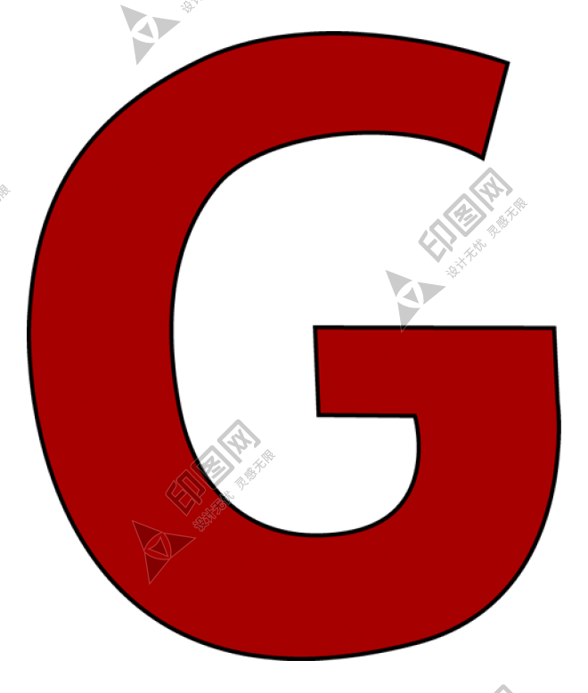 标点符号_字母_G字母_letter_g