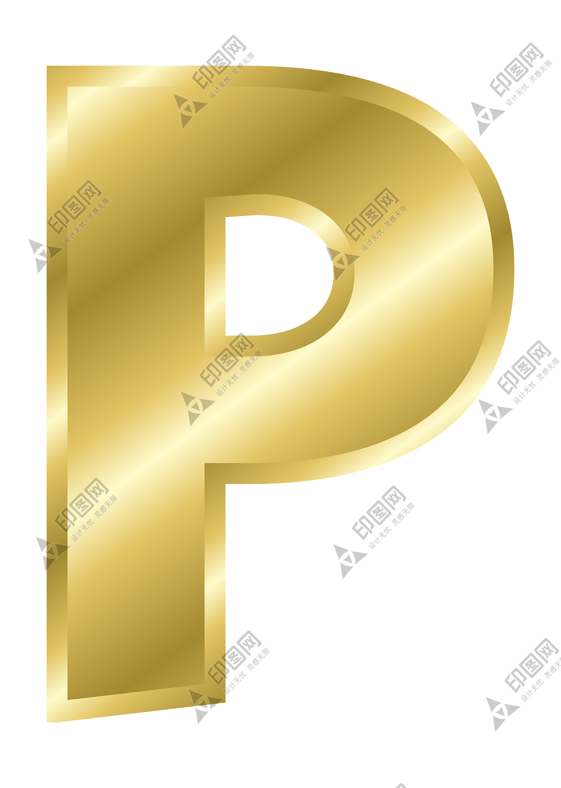 标点符号_字母_P字母_letter_p