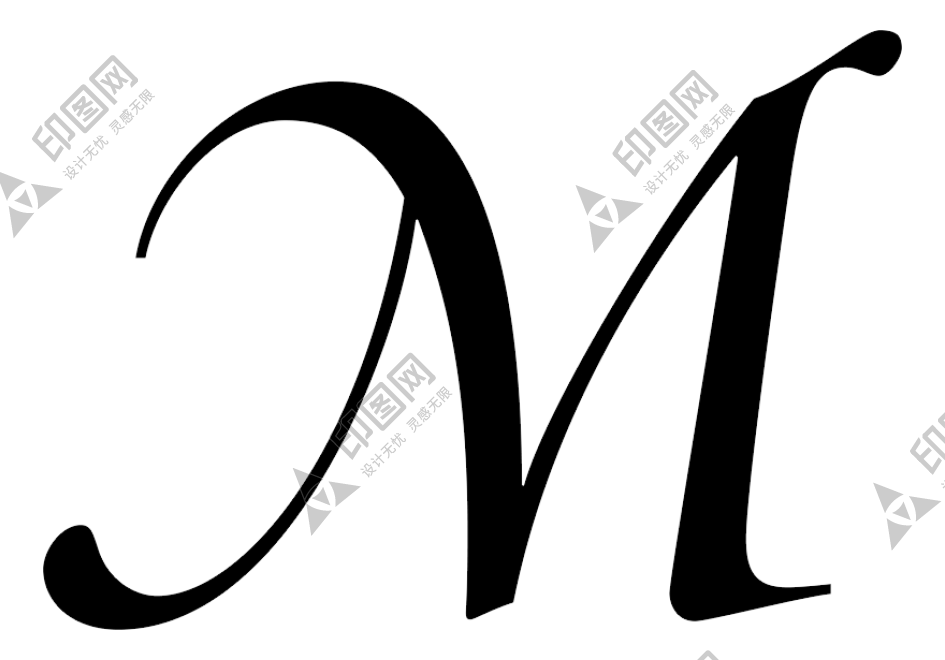 标点符号_字母_M字母_letter_m