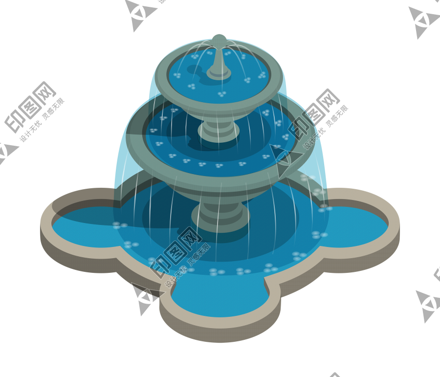 噴泉_噴水池_源泉_fountain_fountain