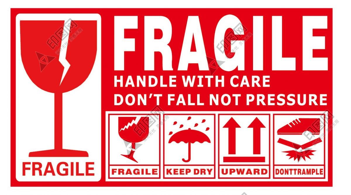 FRAGILE 易碎