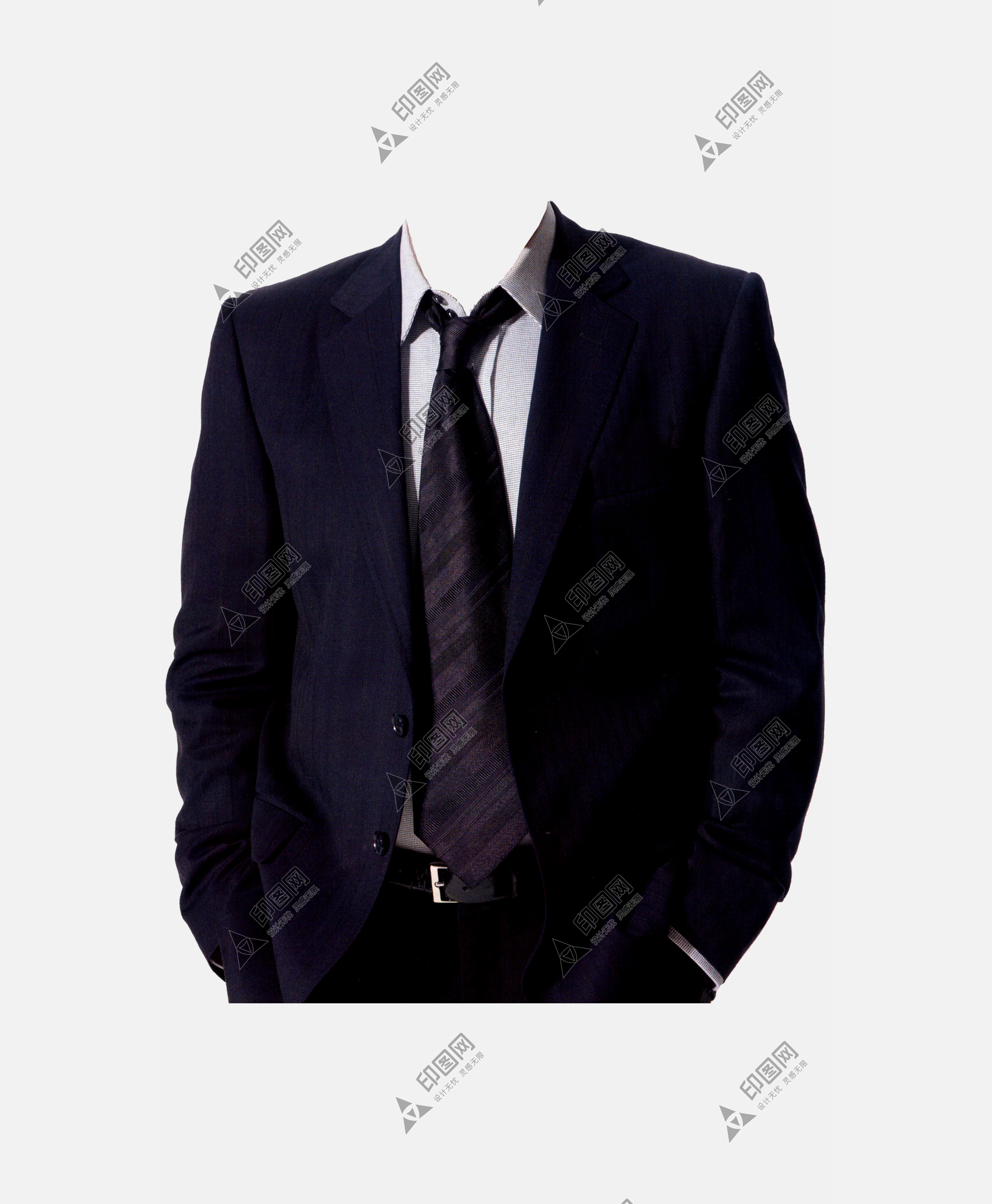 西裝西服證件照身份證一寸照片模板免摳圖片
