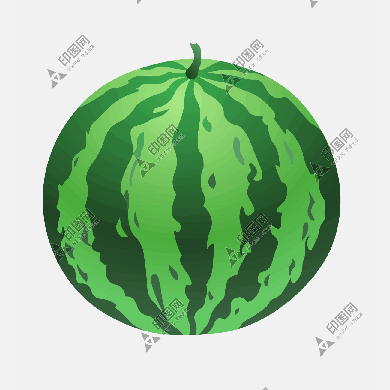手繪西瓜PNG