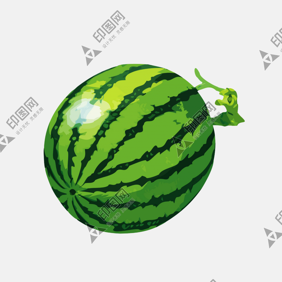 手繪西瓜PNG