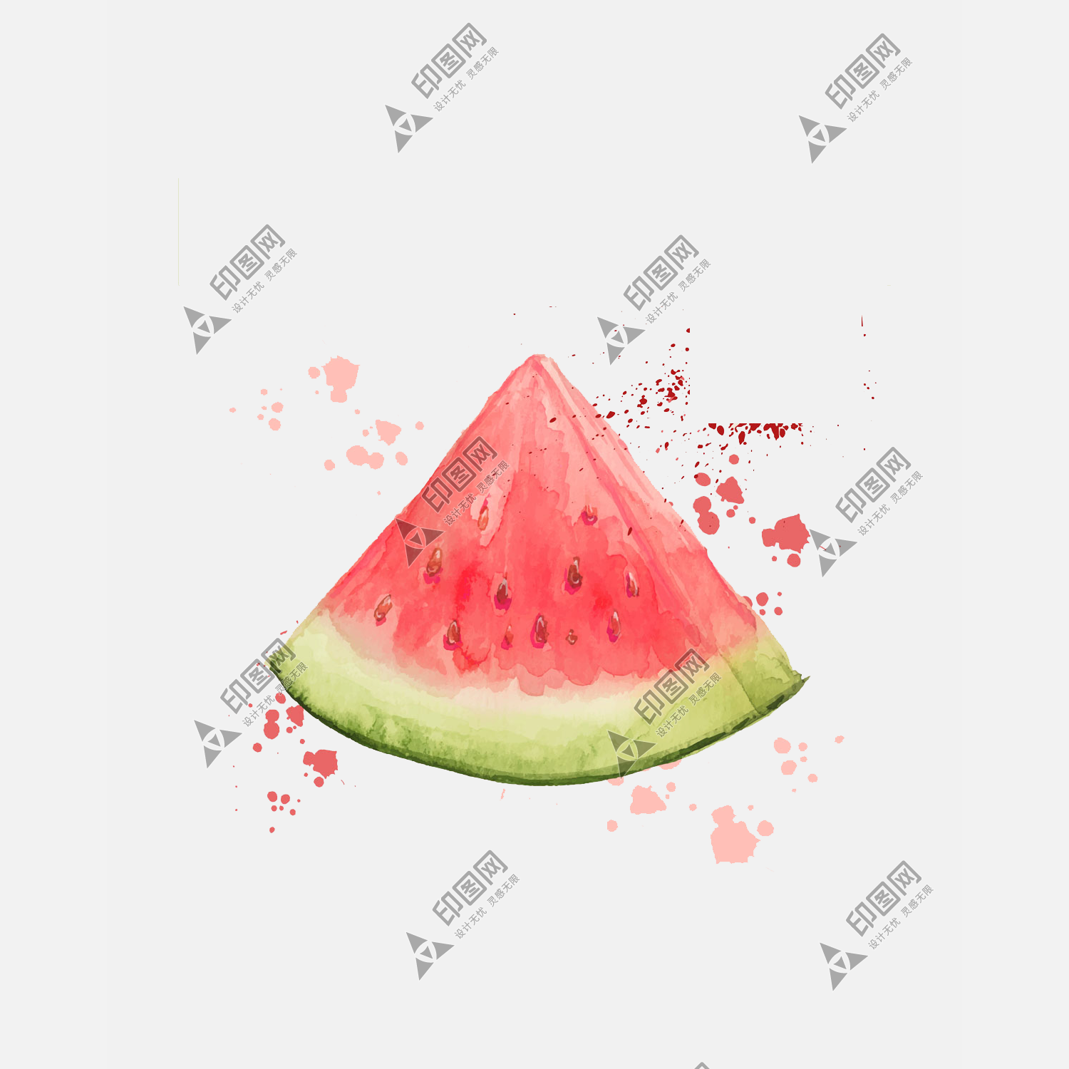 夏日 西瓜 PNG素材