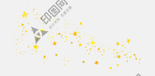 黃色 漂浮 漫畫 星星 漂浮元素免摳png