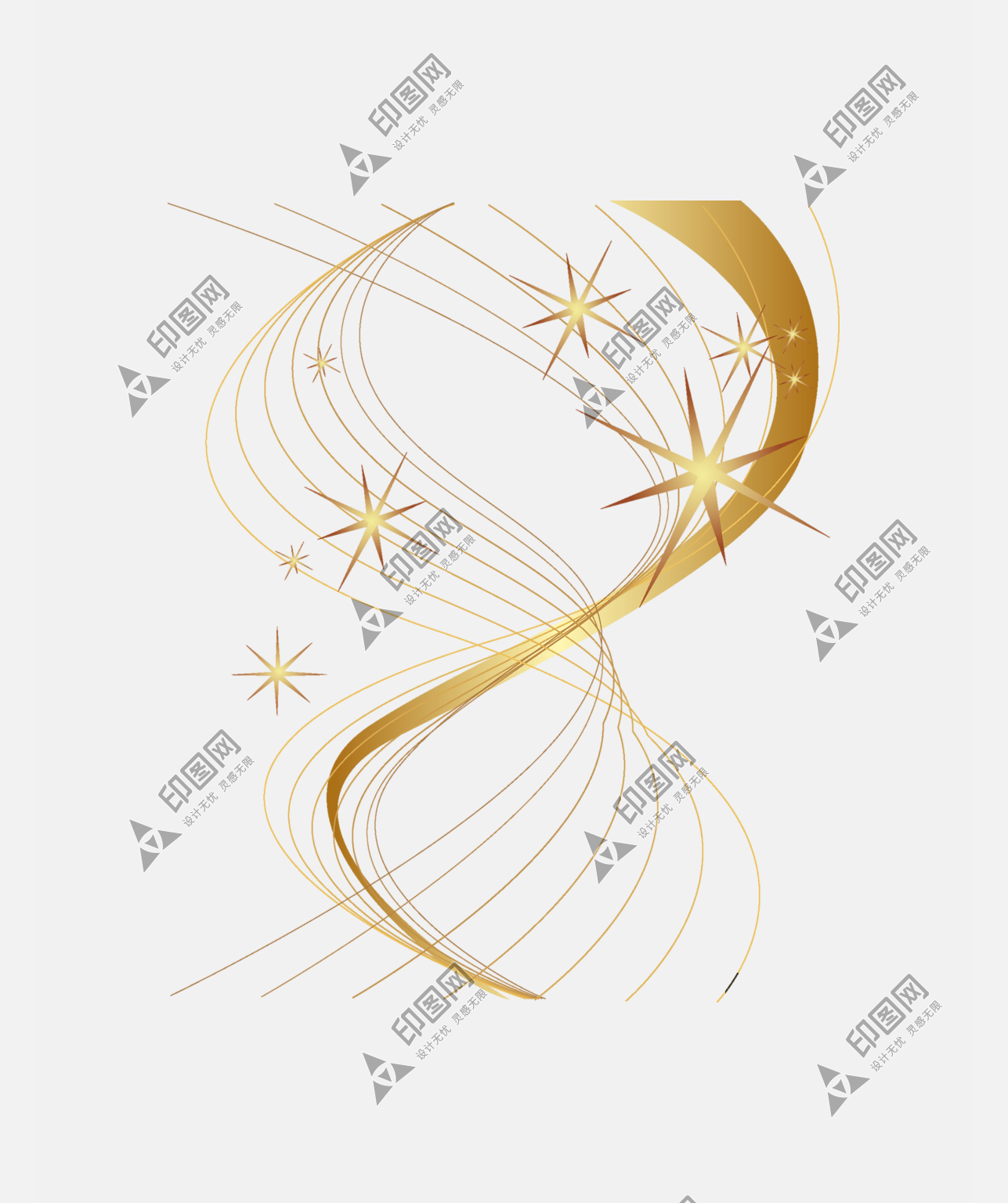 星光 樂譜 紅色 絲帶 漂浮元素免摳png