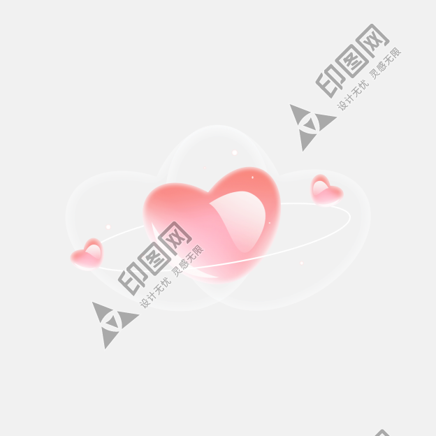 夢幻感恩節裝飾粉紅色桃心