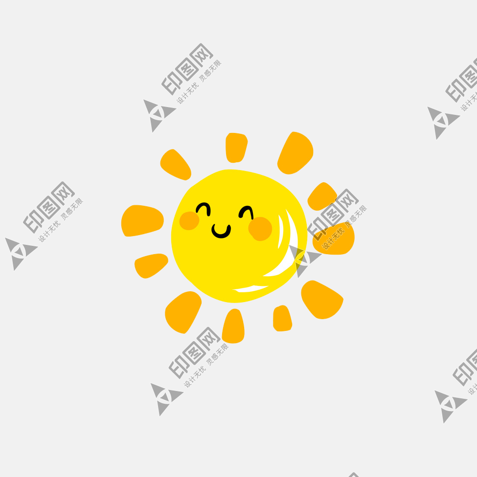 裝飾元素卡通太陽