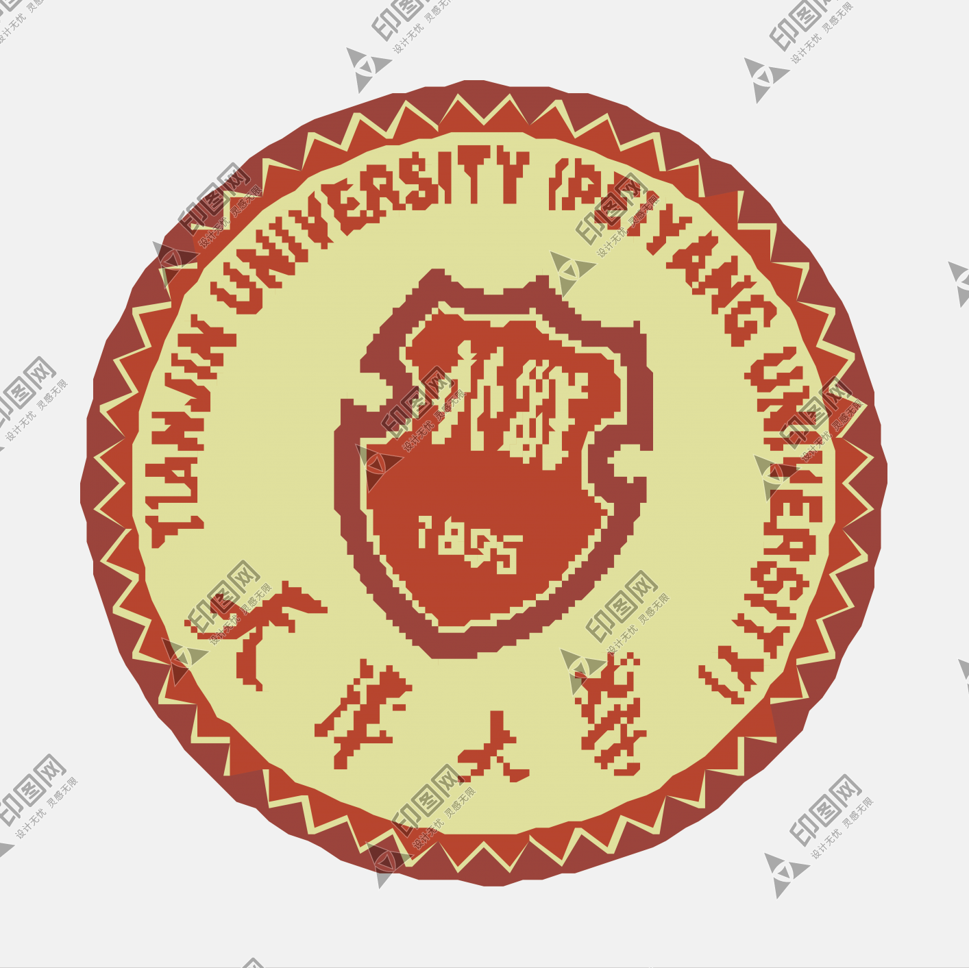 天津大學logo