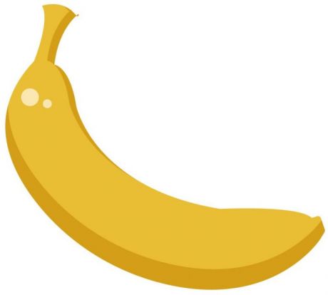矢量单个香蕉