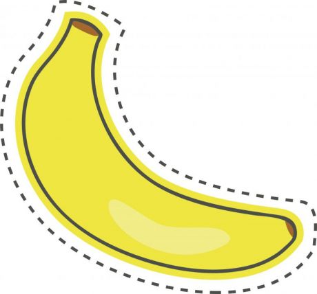 香蕉贴纸设计