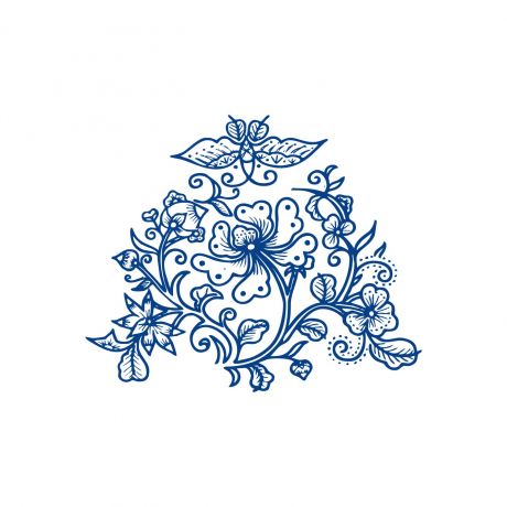 古代青花瓷花紋