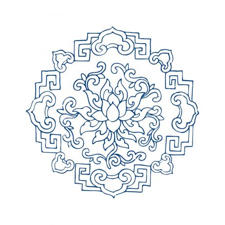 古代青花瓷花纹