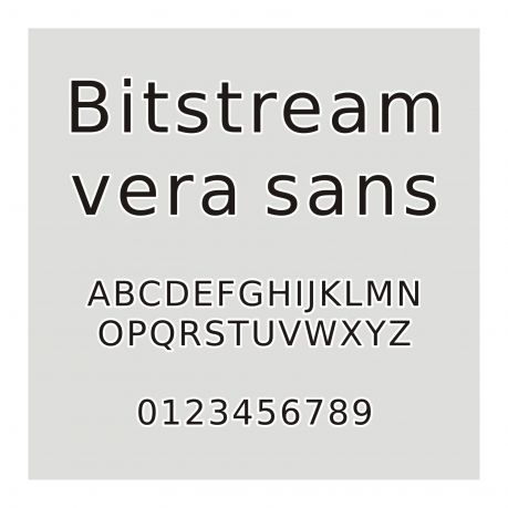 Bitstream vera sans