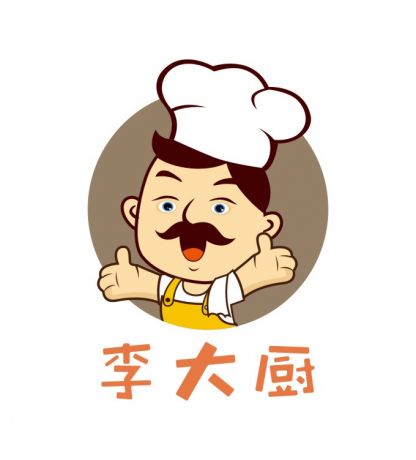 厨师餐饮饭店图像logo