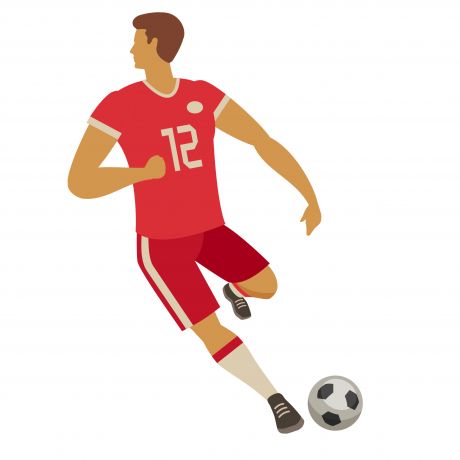 2022世界杯红色球衣的运动员设计