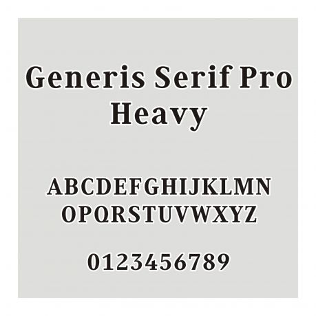 GenerisSerifPro-Heavy