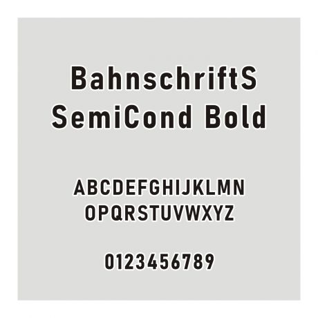 BahnschriftS SemiCond Bold