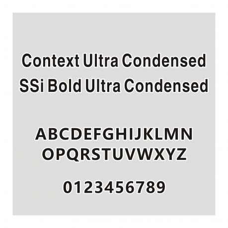 Context Ultra Condensed SSi Bold