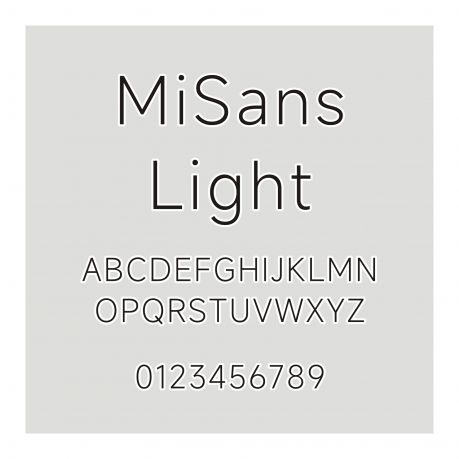 MiSans-Light-小米