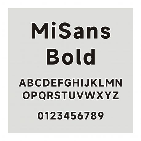 MiSans-Bold-小米