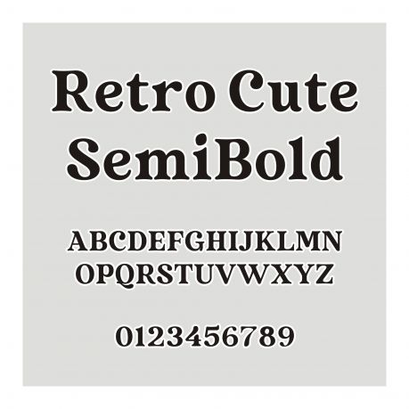 Retro Cute SemiBold