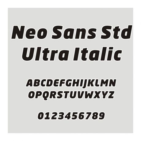 Neo Sans Std Ultra Italic
