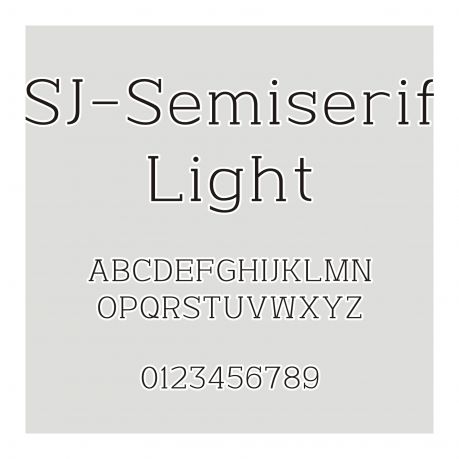 SJ-Semiserif Light