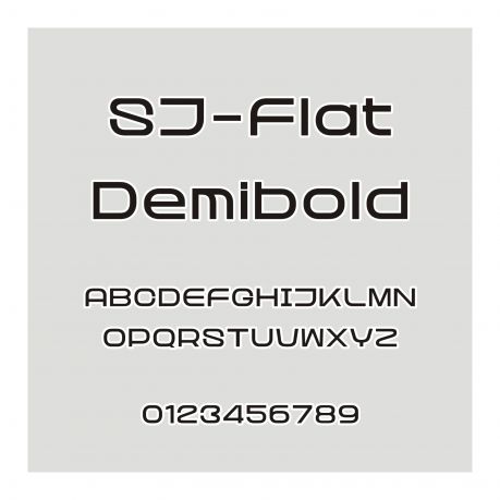 SJ-Flat Demibold