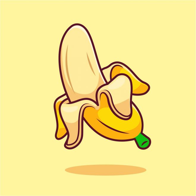 卡通矢量香蕉