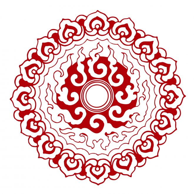 免扣古風(fēng)花朵圖騰