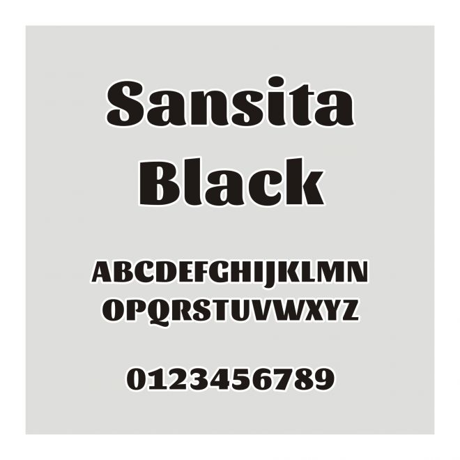Sansita-Black