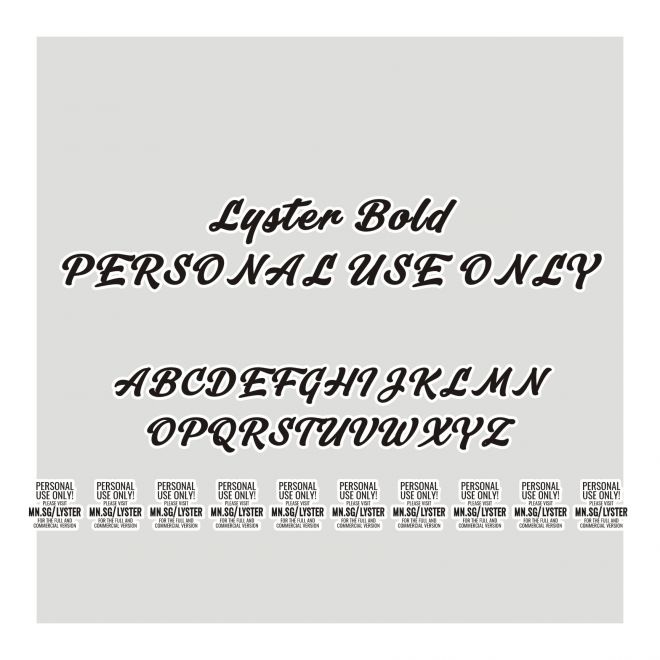 Lyster Bold Personal Use Only-MVZ0B
