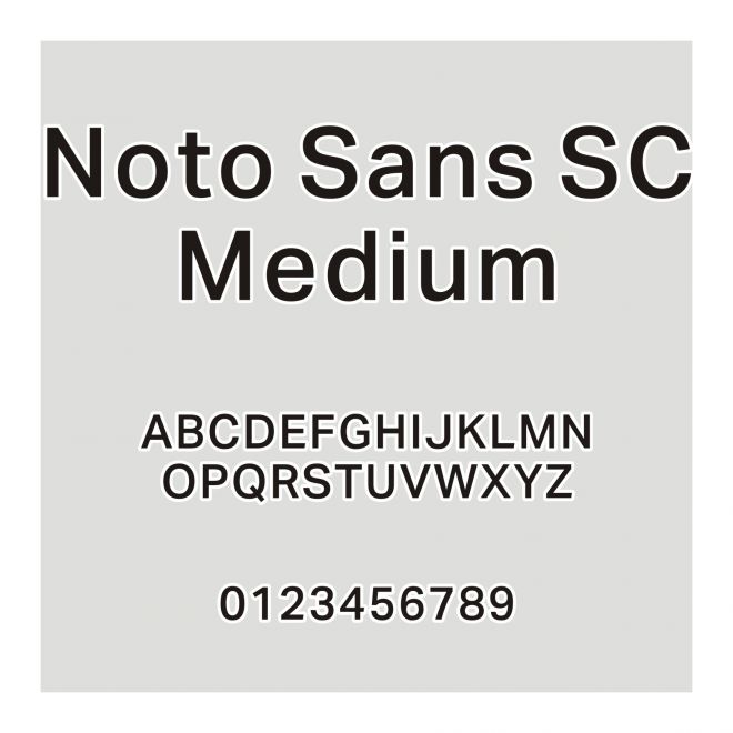 Noto Sans SC Medium