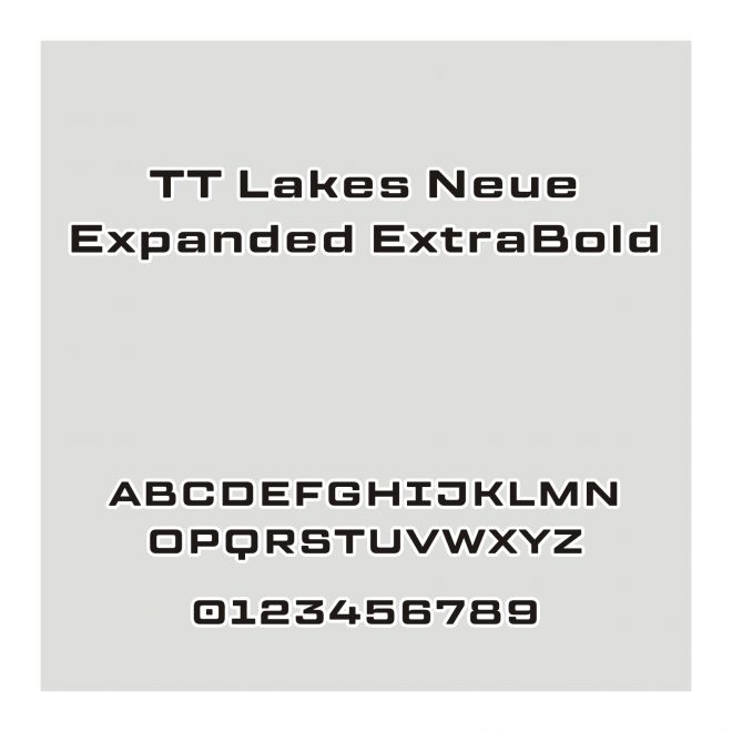 TT Lakes Neue Expanded ExtraBold