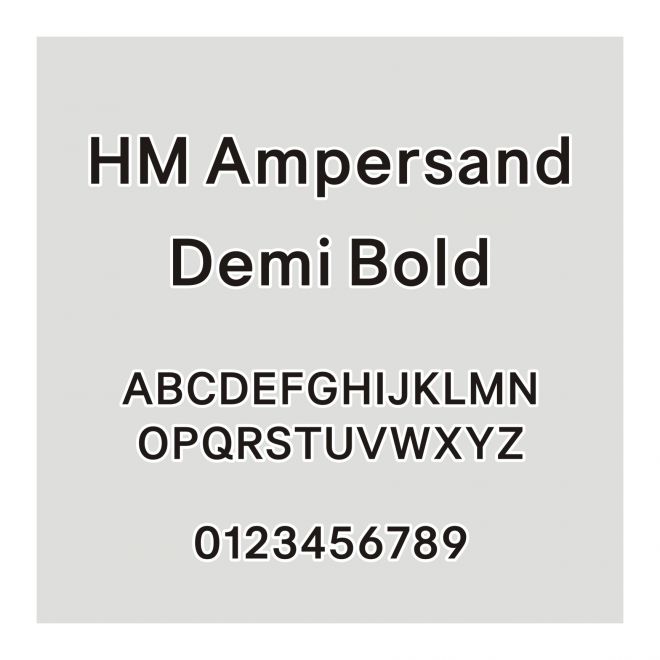 HM Ampersand Demi Bold