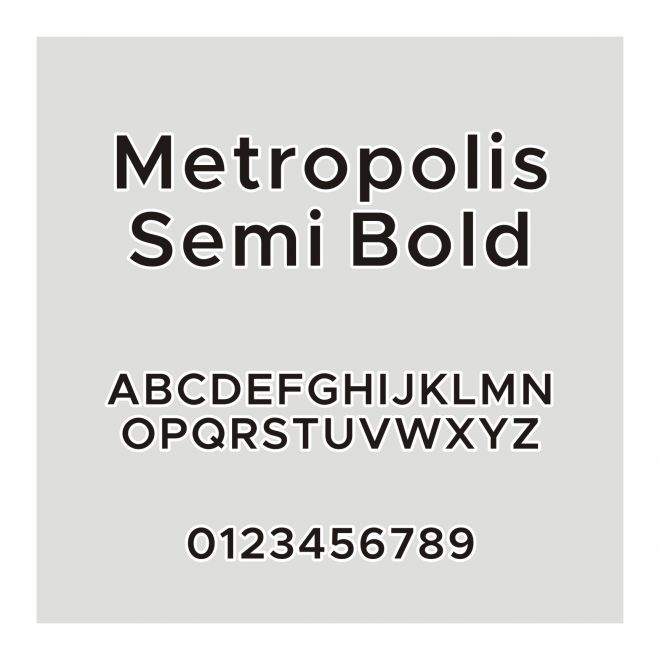 Metropolis-Semi Bold