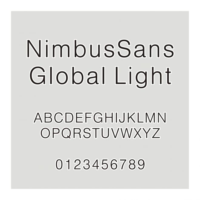 NimbusSansGlobal Light